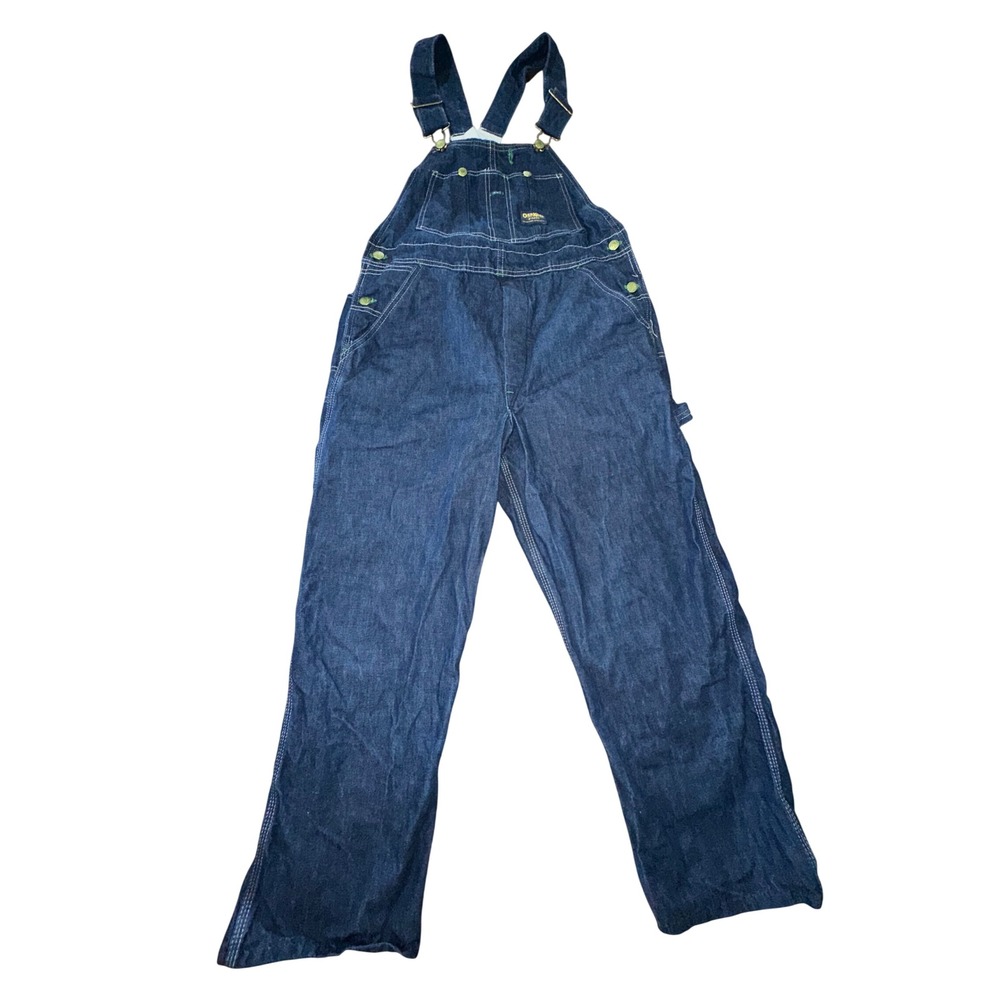 VTG OshKosh B'Gosh UNIQUE Bib Overalls Sanforized USA Vestbak UNION MADE